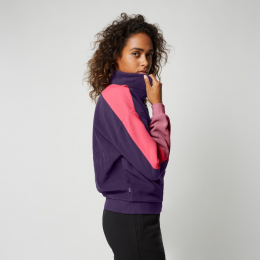 Mystic The Heat Zip Up Sweat Deep Purple