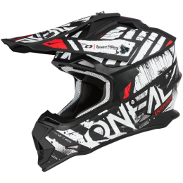 O'NEAL 2SRS Motocross Helm GLITCH black/white