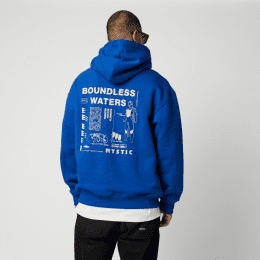 Mystic Tactic Hood Sweat Hoody Flash Blue