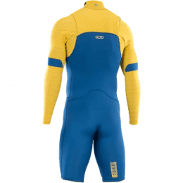 ION Wetsuit Seek Core 3/2 Shorty LS Front Zip men faint-blue