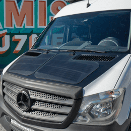 Motorhauben-Solarmodul ORYX 2x40W flexibel, für MB Sprinter 906