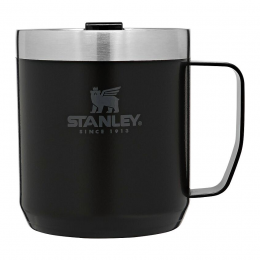 Stanley Classic Camp Mug Thermobecher, 350ml, mattschwarz