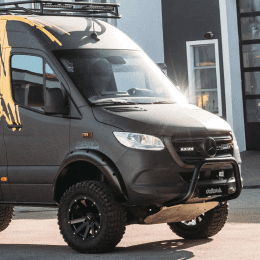 Delta Frontbügel Schwarz 70mmSprinter mit AWD/RWD ab 2018-2022