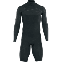 ION Wetsuit Seek Core 3/2 Shorty LS Front Zip men black