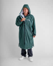 dryrobe Advance Poncho Long Sleeve Dark Green Nimbus