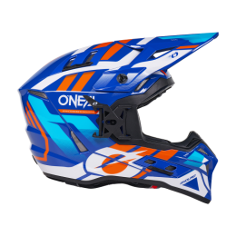 O'Neal EX-SRS Motocross Helm DUST blue/orange