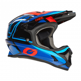 O´NEAL SONUS MTB Helm SPLIT blue/red