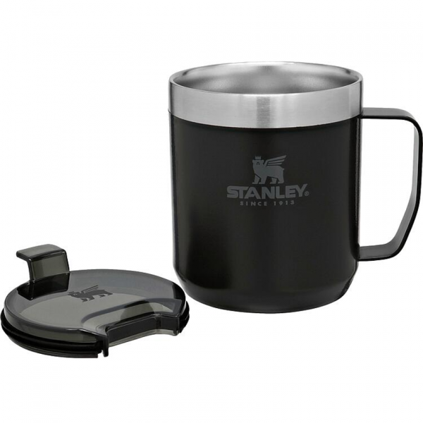 Stanley Classic Camp Mug Thermobecher, 350ml, mattschwarz