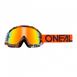 O'NEAL B-10 Brille PIXEL V.18 Orange/Weiß