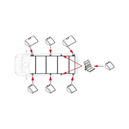 Fiamma Dachreling Roof Rail Ducato silber