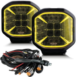 Strands Set 2x Strands Siberia X 9" Fernscheinwerfer mit Kabelkit