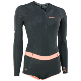 ION Wetsuit Amaze Hot Shorty 1.5 LS Front Zip women black