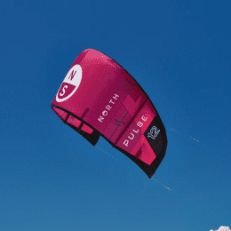 North Pulse Freestyle / Wakestyle Kite 2024 Rubine Red