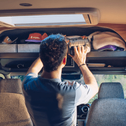 Alu-Dachablage Sprinter (2006 - 2018) / Crafter (2006 - 2017) schwarz pulverbeschichtet