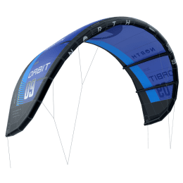 North Orbit Kite 2025 Big Air Freeride Pacific Blue, 9 m + Navigator Bar 45-50 cm