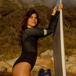 ION Wetsuit Amaze Hot Shorty 1.5 LS Front Zip women