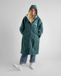 dryrobe Advance Poncho Long Sleeve Dark Green Nimbus