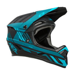 O'NEAL BACKFLIP Downhill- & Freeride-Helm STRIKE black/teal