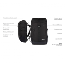 Mystic Savage Backpack Black 25 Liter