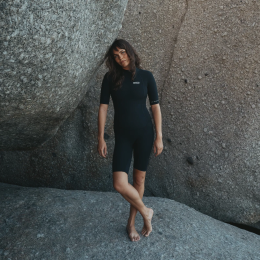 ION Wetsuit Static 2/2 Shorty SS Back Zip women