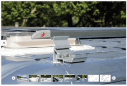 Fiamma Dachreling Roof Rail Ducato silber