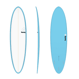 Surfboard TORQ Epoxy TET 7.4 V+ Funboard Blue Pinline