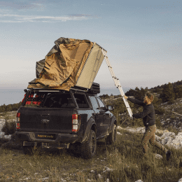 Horntools Dachzelt Desert 165cm / Mit Vorzelt