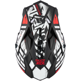 O'NEAL 2SRS Motocross Helm GLITCH black/white