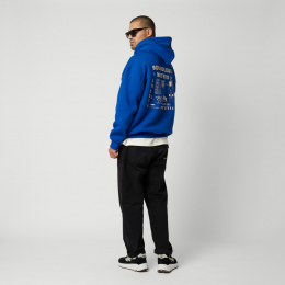 Mystic Tactic Hood Sweat Hoody Flash Blue