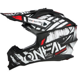 O'NEAL 2SRS Motocross Helm GLITCH black/white