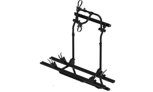 EuroCarry X250-290 Fahrradträger Schwarz – für 2 Fahrräder, Hoch- oder Tieflader