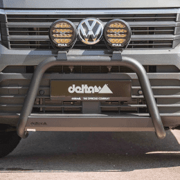 Delta Frontbügel Schwarz Matt 63mm für VW Crafter und MAN TGE ab 2017