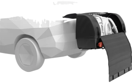 Thule Heckbox Onto 2 für Anhängerkupplung 300 Liter schwarz