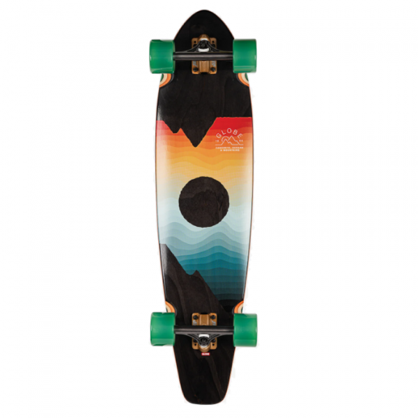 Globe Arcadia 36" Komplett-Longboard Black Maple/Chromeset