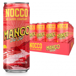 Nocco BCAA Drink 24 x 330 ml Dose (Pfandartikel), Mango del Sol