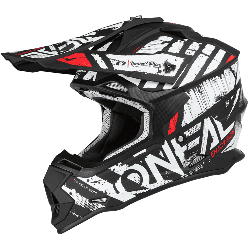 O'NEAL 2SRS Motocross Helm GLITCH black/white