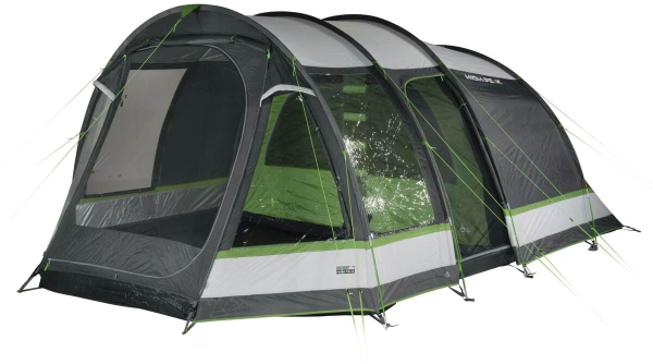 High Peak Bozen 6.0 Tunnelzelt, 6-Personen, 525x360cm, grau/grün