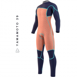 Mystic Majestic 2023 Fullsuit 4/3mm Fzip Navy