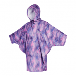 Mystic Poncho Women Black/Purple One Size