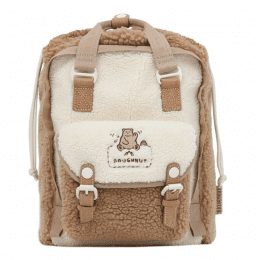 Doughnut Macaroon Rucksack Mini Drawstring Fairies and Friends Series – cream x hazelnut