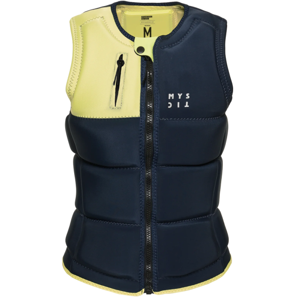 Mystic Dazzled Impact Vest Fzip Wake Women Night Blue