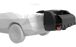 Thule Heckbox Onto 2 für Anhängerkupplung 300 Liter schwarz