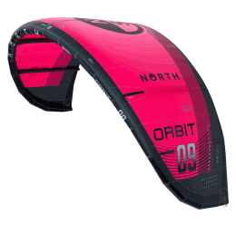 North Orbit Kite 2025 Big Air Freeride Rubine Red 7 m + Navigator Bar 45-50 cm