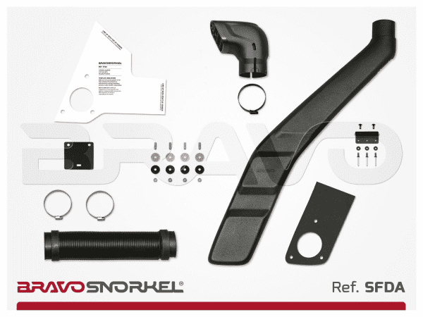 Bravo Snorkel Ansaugschnorchel für Fiat Ducato + Citroen Jumper + Peugeot Boxer (2006-)