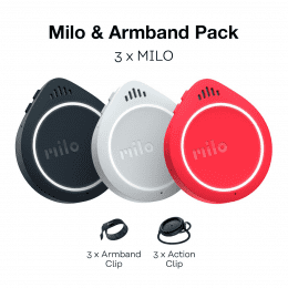 Milo Action Communicator Set - 3 Milo & Armband Bundle