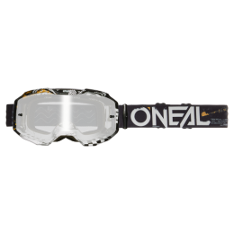 O'Neal B-10 Goggle ATTACK black/white - silver mirror