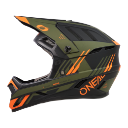 O'NEAL BACKFLIP Downhill- & Freeride-Helm STRIKE black/orange/olive