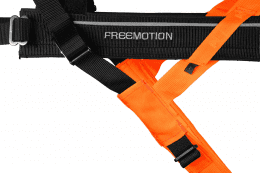 Non-stop dogwear Freemotion Harness 5.0 black/orange