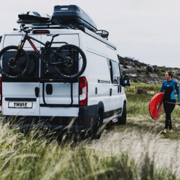 Thule Fahrradträger Elite Van XT für Fiat Ducato ab Bj. 2006/07, schwarz