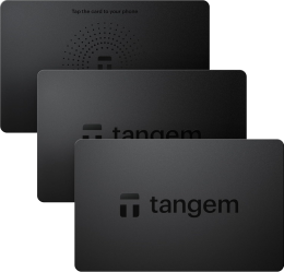 Tangem 2.0 Cold Wallet - 3 Card Set